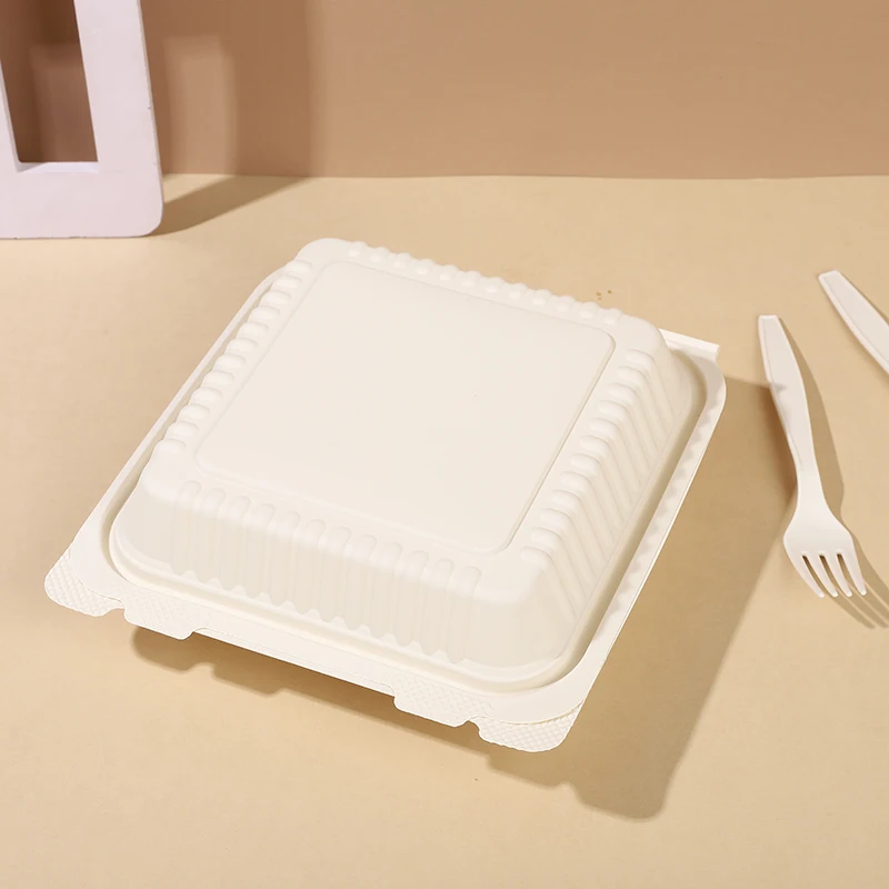 Disposable Food Package Container China Wholesaler Cornstarch Biodegradable Tableware