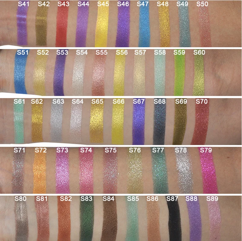 DIY Eye shadow Palette High Pigment Accept Private Label Square Eye shadow Face Makeup Waterproof Eye Shadow