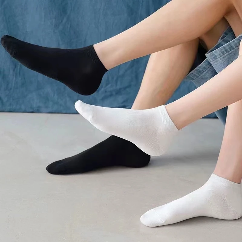 Custom brand nylon polyester socks combed cotton + spandex ankle socks for teens  8years to 16 years Low cut boat Socks