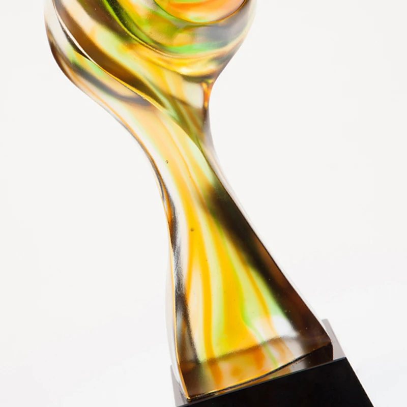 Jadevertu liuli Excellent award trophy for corporate opening ceremony  Competition event souvenir