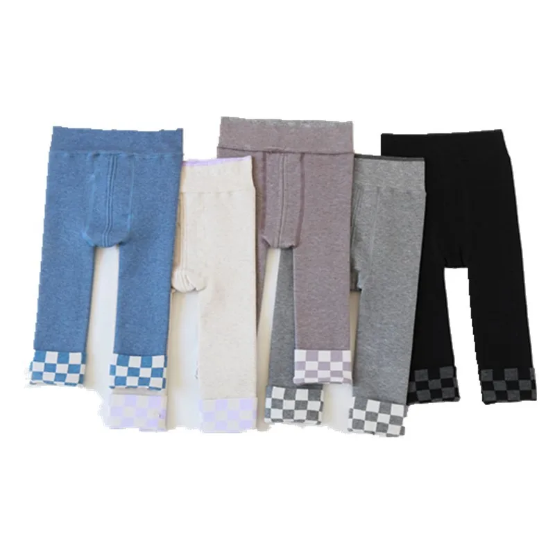 Детские леггинсы осенние и зимние модели плюс бархатные колготки для девочек колготки для больших детей теплые колготки против пиллинга