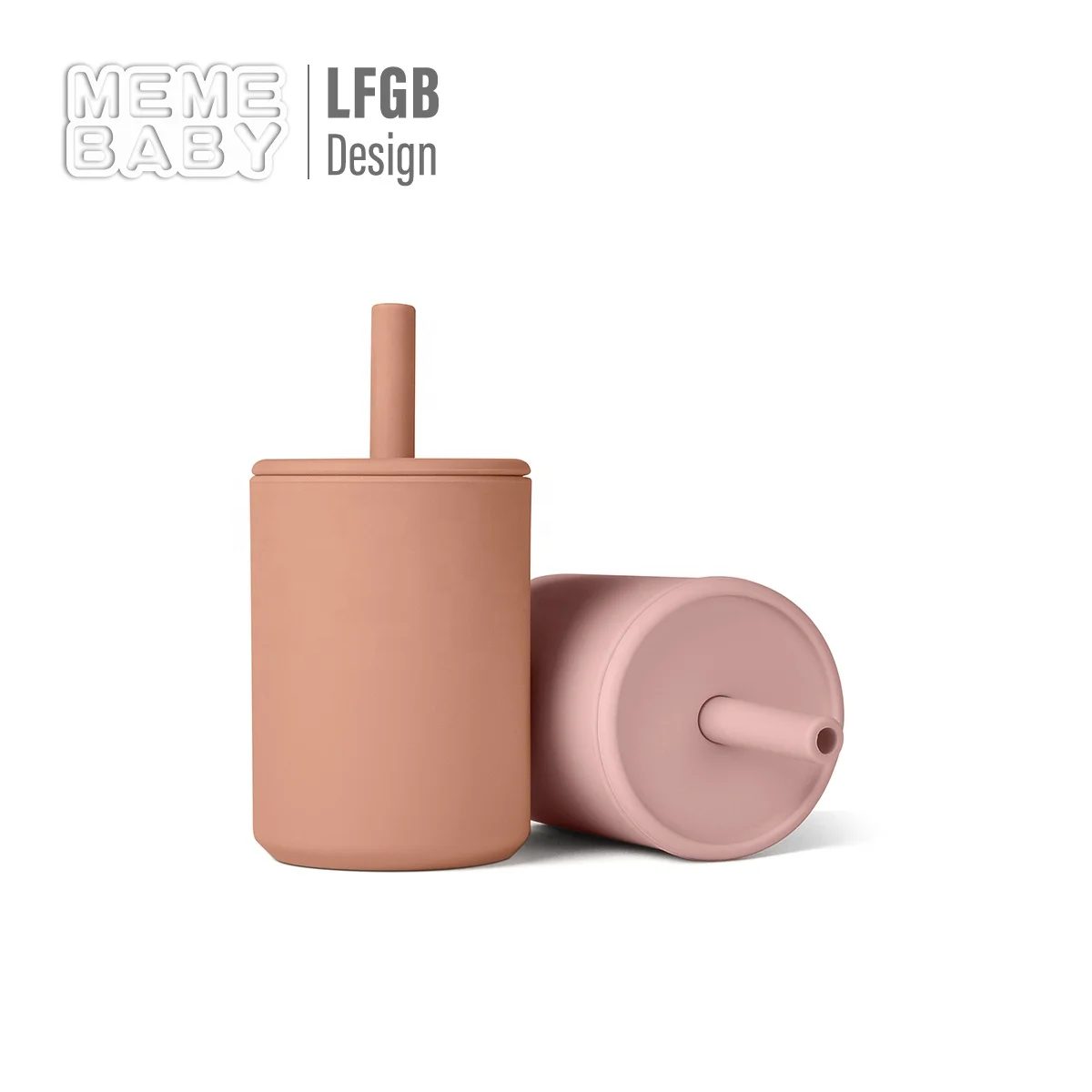 New Arrival Baby BPA Free Eco Friendly Food Grade Safe  New Design Wholesale Hot Sell Baby Silicone Sippy Cup