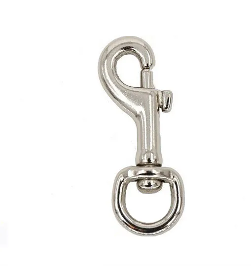 Manufacturers wholesale wivel snap hook lanyard dog snap hook color swivel brass snap hook with chain for bags metal buckle