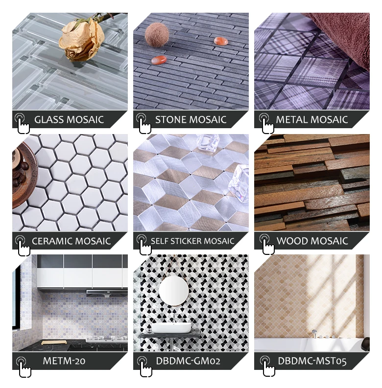 Demax hot sell Mix Color Square Ceramic Porcelain Mosaico Glazed Swimming Pool Tile Blue Mosaic For Pool