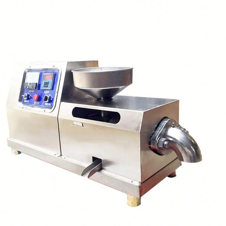 
Hot selling small and medium-sized commercial spiral stainless steel peanut oil press 