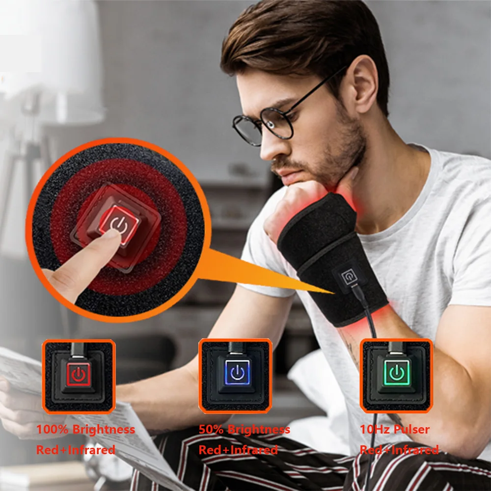 New Product LED Light Therapy Hand Massager with Waist Hammer Feature Massage Products