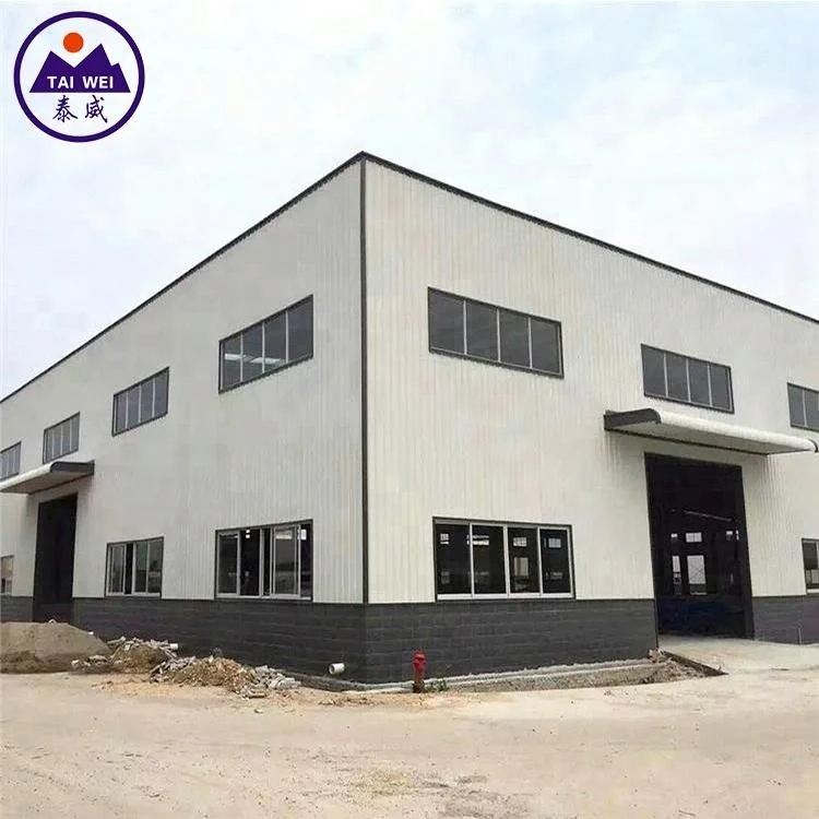 Quick assembled industrial storage building cheap warehouse steel structure hangar construction
