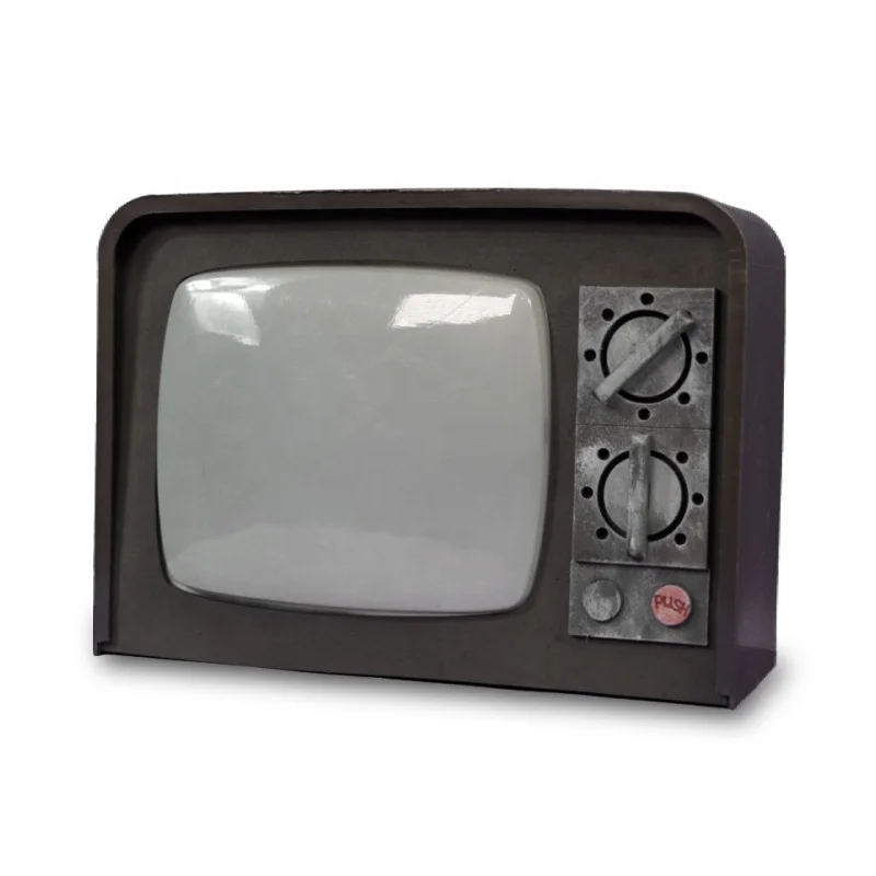 Halloween Decorations Table Top Animated Realist Toy Television with Sound and Ghost image come out Party Bar props scary funny