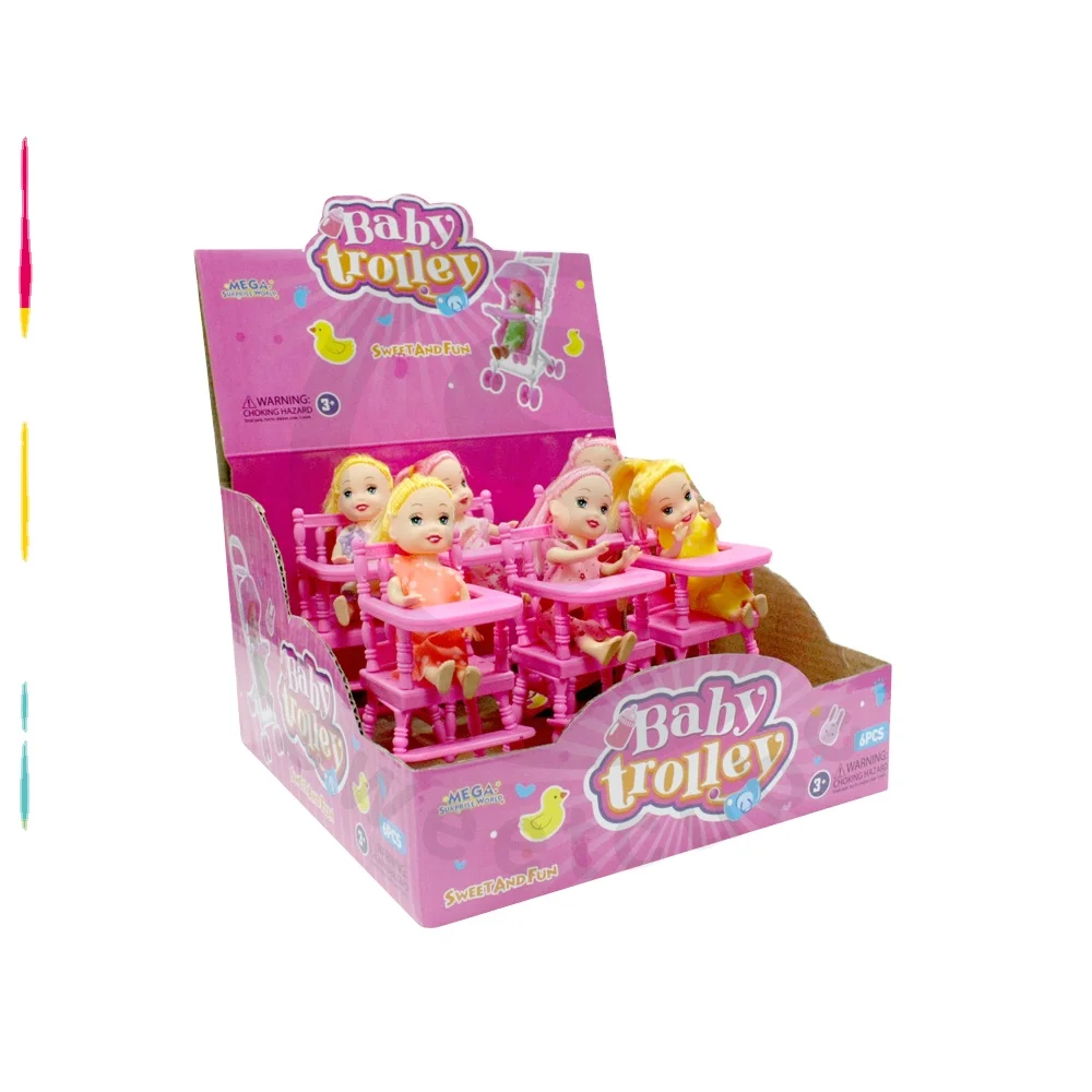 Кукла девочка в стуле игрушка Конфета