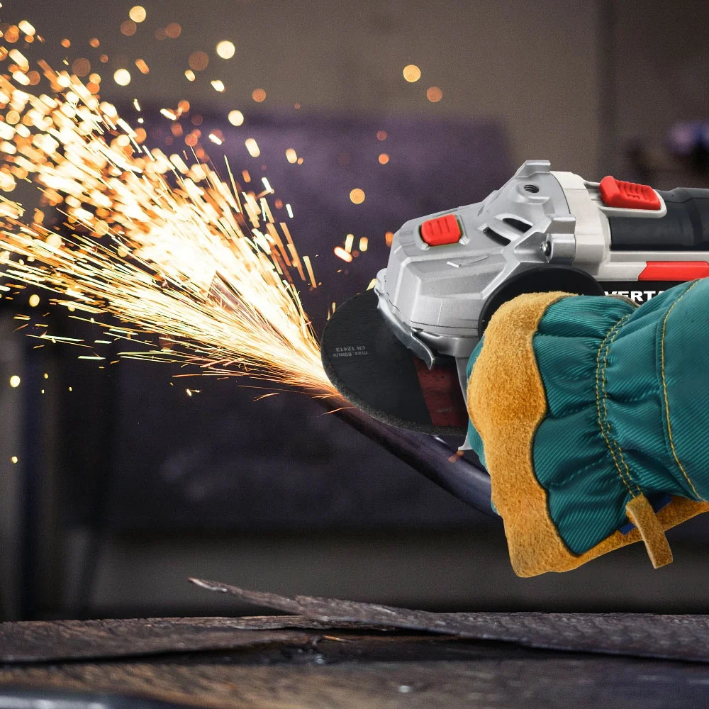 VERTAK Adjustable Speed 20V Battery Portable 115mm Steel Blade Power Cutting Angle Grinder