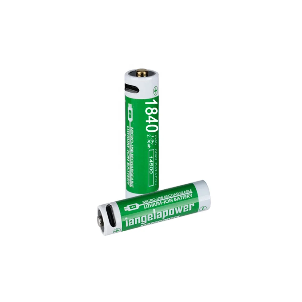 
Torch Li-Ion Batteries Mirco-USB 14500 AA 1840 Mah 1.5V Usb Battery With Protection Circuit 