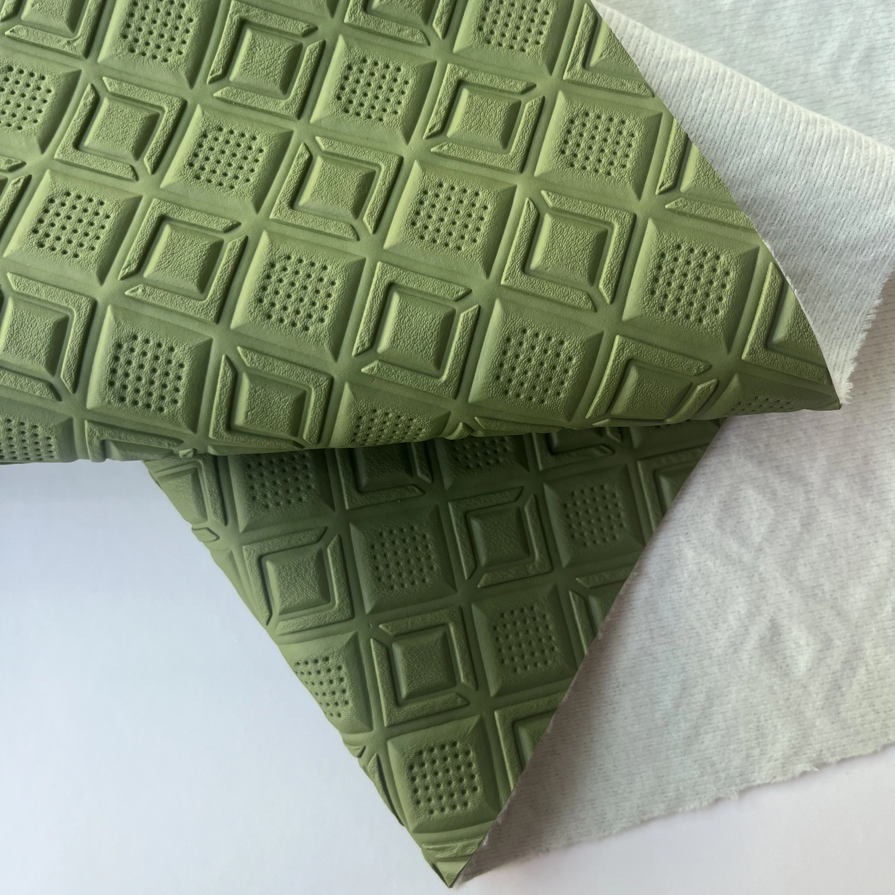 PVC Artificial Leather New Arrival Customized Design Backing Quality Fabric for Bags Sofa Furniture Bed Car Seat Cover Decorate