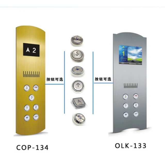 
ShangHai Ou Lun kai manufacturer elevator part COP 134 LOP 133 