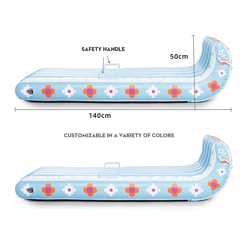 Hot sale  Inflatable Snow Sled for Kids and Adults - Heavy Duty Inflatable Snow Tube