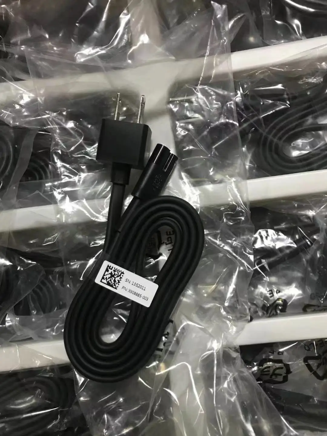 original Volex 1m 1.8m 1 meter power cable For Microsoft Surface pro6/PRO5/4/3/2/1 microsoft surface charger cable 0.5m