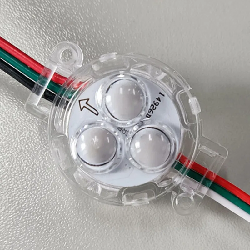 Перманентные Рождественские огни 24 В 30 мм rgbic cob светодиодный пиксельный светильник dmx rgb уличный водонепроницаемый точечный источник света ip68