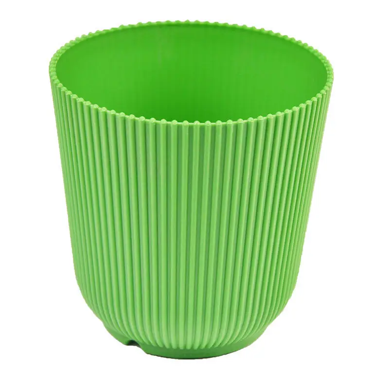 BEES Plastic Planters Indoor Flower Plant Pots Modern Decorative Gardening Pot With Drainage And Tray Planter Pot