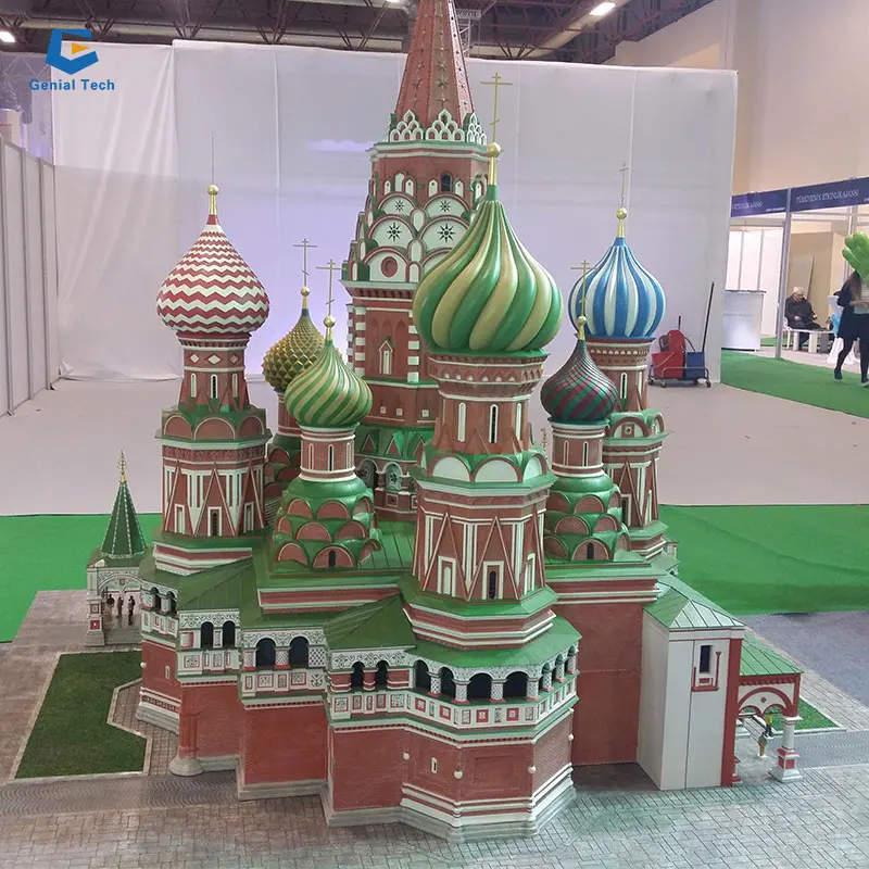 MB-RT09 Cathedral of Notre Dame Miniature buildings Park  Mini 3D landscape miniature building model