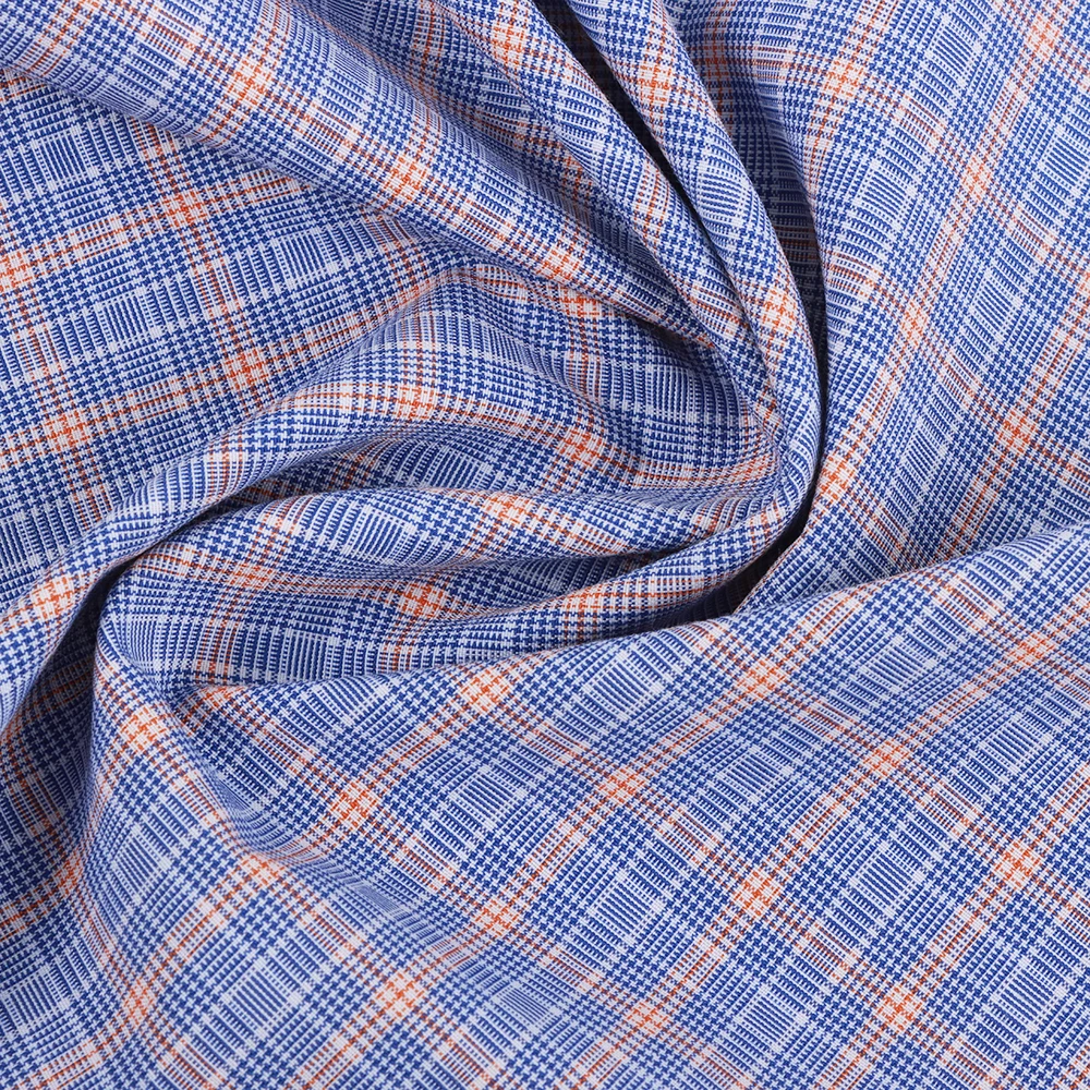 Hot-selling 40% Polyester 30%Cotton 30%Viscose Micro Mesh Fabric Plaid Student School Uniform Fabric Fabrics For Clothing