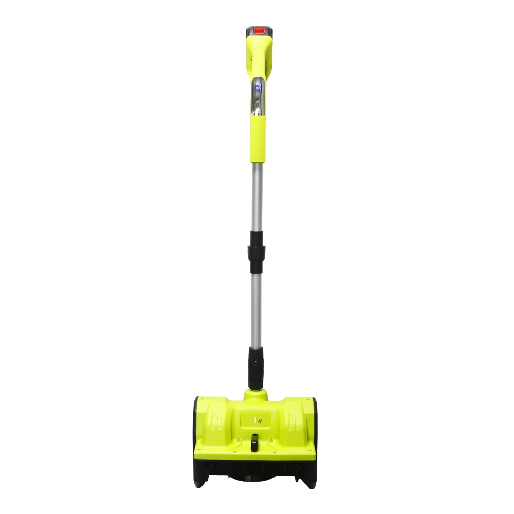 Brushless motor large capacity lithium battery snow sweeper manual snow thrower