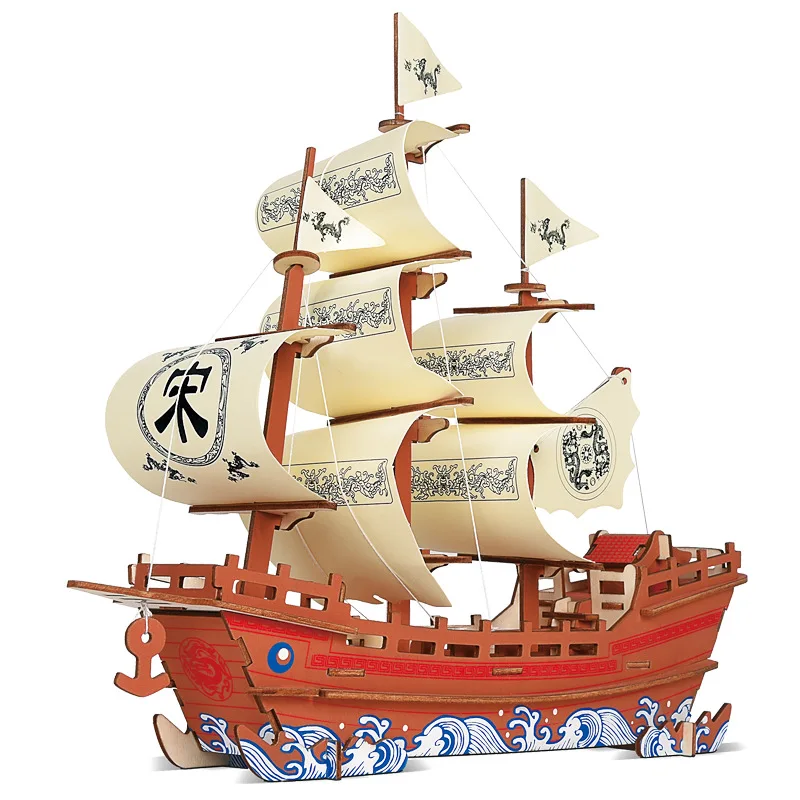 Factory wholesale intellectual brain puzzle 3D simulation model manual assembly building blocks and decorative toys