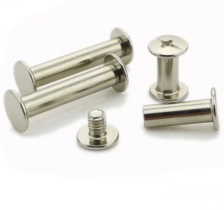 Flat Head STAINLESS STEEL Aluminium Chicago Screw /Sex Bolt With Internal Thread