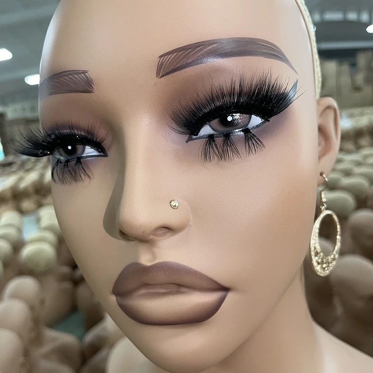 HUAYANG Wholesale Realist Doll Maniquine Maniquine Mannequin Head with Shoulders and Makeup for Wig Display