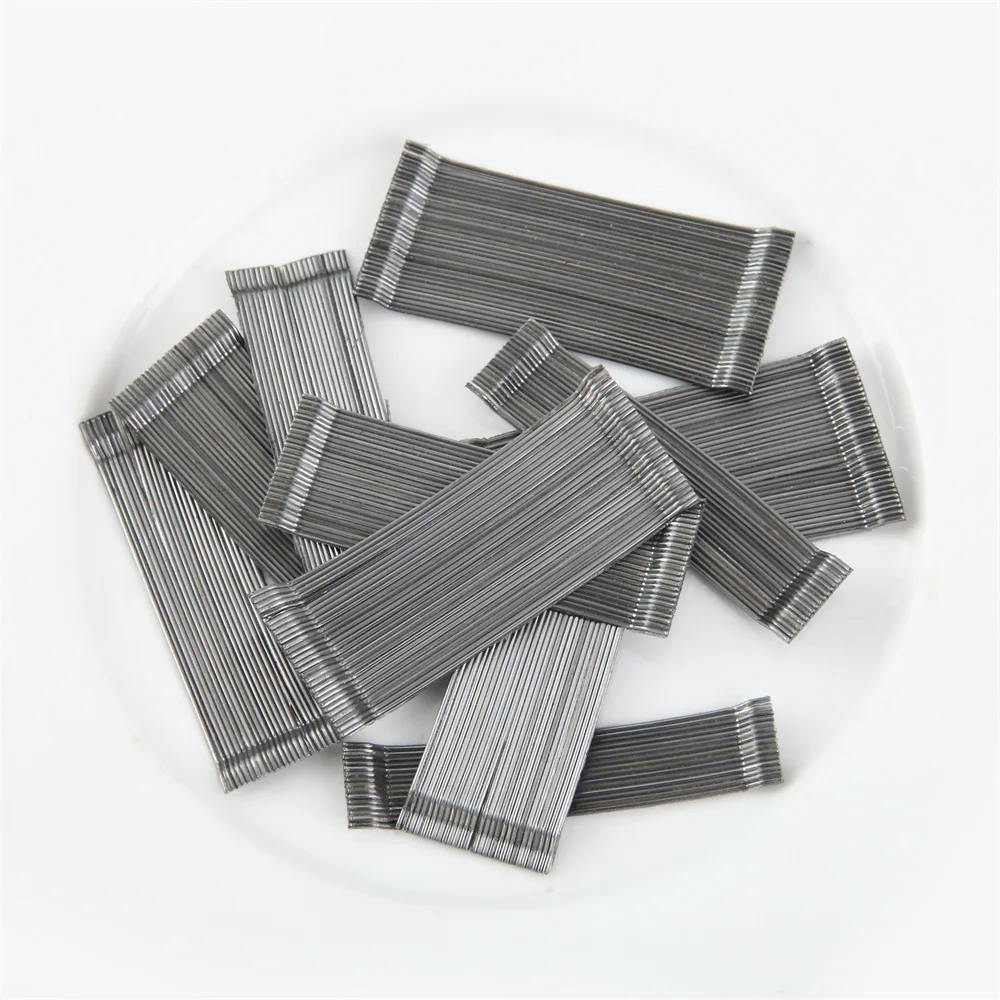 Manufacturer Wholesale Concrete Cold Drawn Hook End Steel Fiber