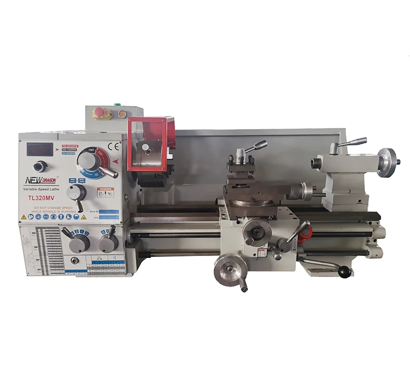 (CJM320V)TL320MV*500mm  performance 38mm spindle bore mini metal bench lathe