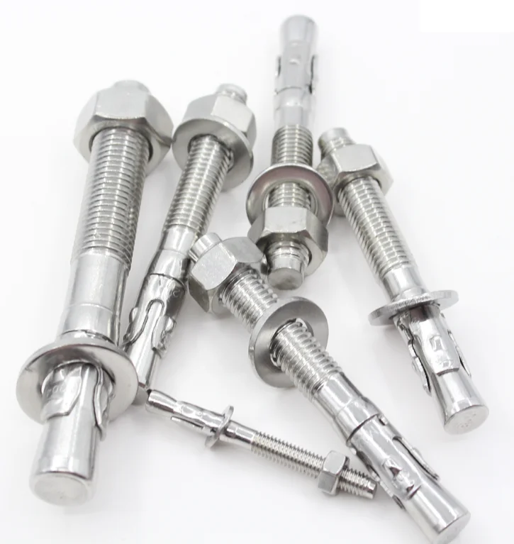 Customizable Steel Expansion Bolt Wedge Anchor with Built-In Expansion Screw 80mm-300mm Zinc Surface Treatment DIN Standard