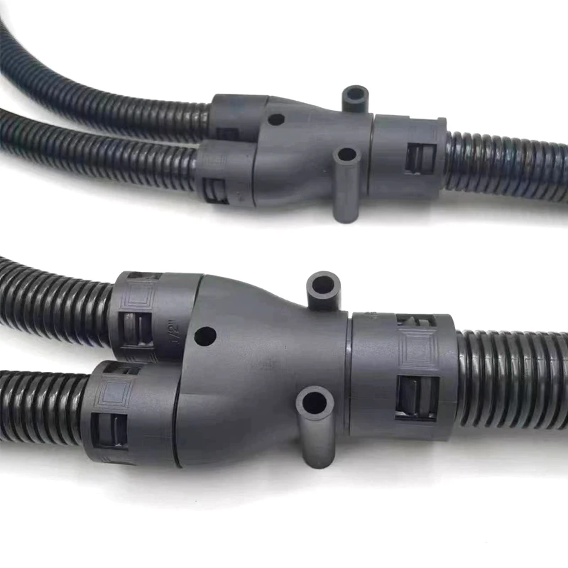 factory wholesale flexible corrugated conduit connector 3-way Y Waterproof Cable Connector