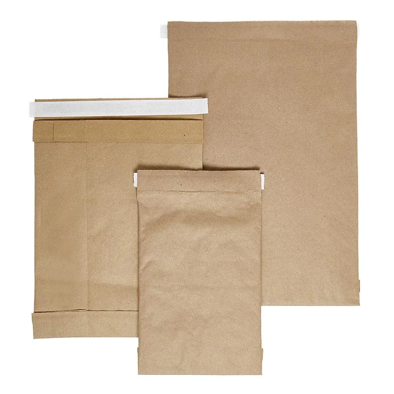 Eco-Friendly Mailing Pouch 100% Biodegradable Mail Packaging Envelopes Custom Print Logo Pure Paper Padded Mailer Shipping Bags
