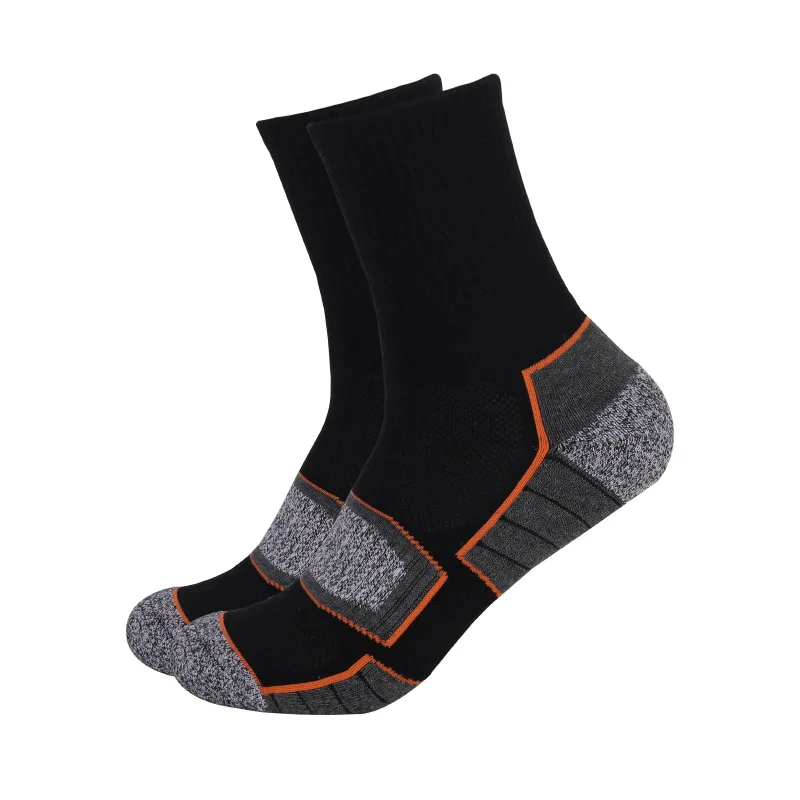 high quality outdoor sports running socks mid tube sports terry socks breathable running climbing socks