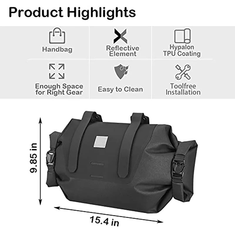 Bicycle Accessories Handlebar Bag Waterproof Package Bike Frame Rack Seat Pack Bike Bracket Front Bag