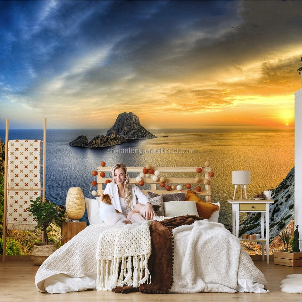 Home House Bedroom Decoration Interior Decorative PVC Wall Paper Printable Paper Wallpaper Rolls for Inkjet Printing