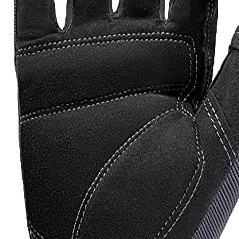 Full Finger Mens Work Gloves Touch Screen, Synthetic Leather Utility Gloves, Flexible Breathable Fit - Padded Knuckles & Palm