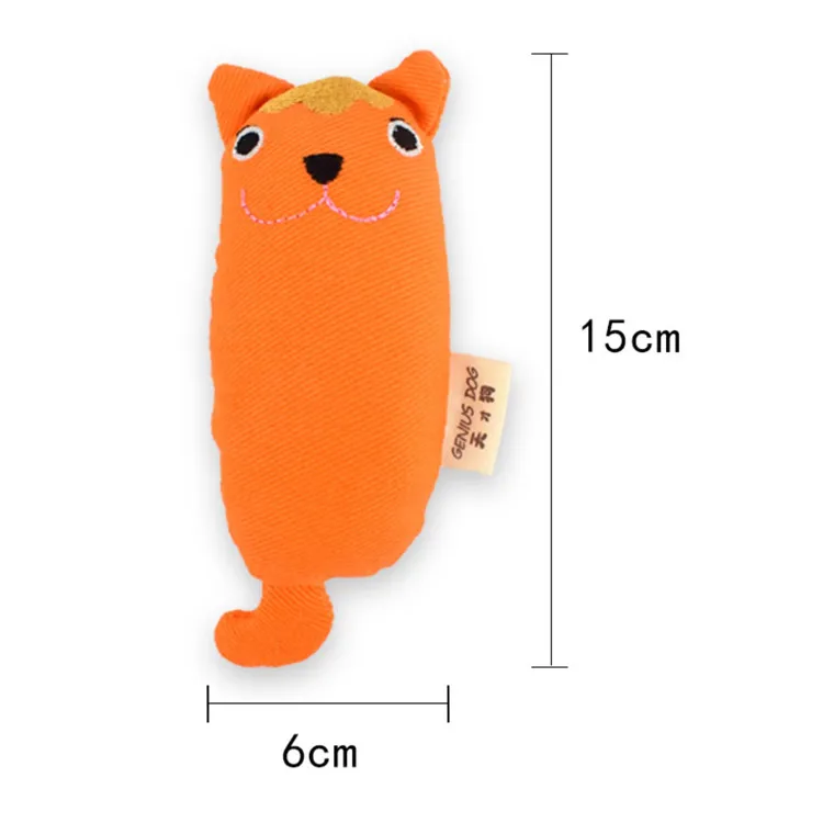Catnip Toys for Cat Chew Toy Teeth Cleaning Interactive Non-Toxic Dog Shape