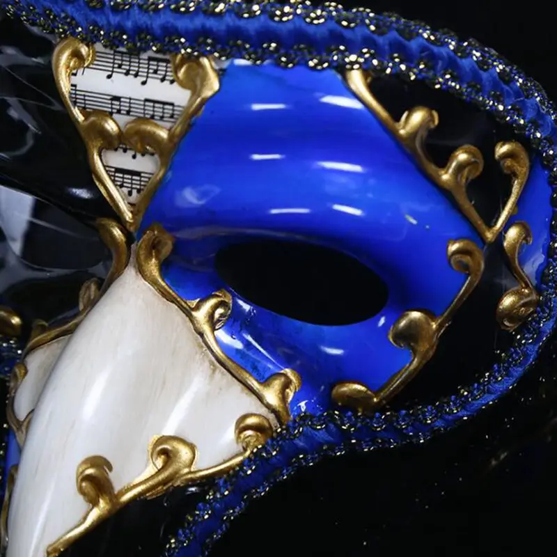 Venetian Mask Small Long Nose Halloween Masquerade Mask Painted Antique Venetian Mask Proboscis Wang Adult Male Models