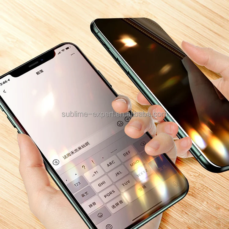 
Office Anti-spy 3D Curved Screen Laminas De Vidrio Para Celulares Maintain Phone Private Soft Edge Privacy Screen Protector 