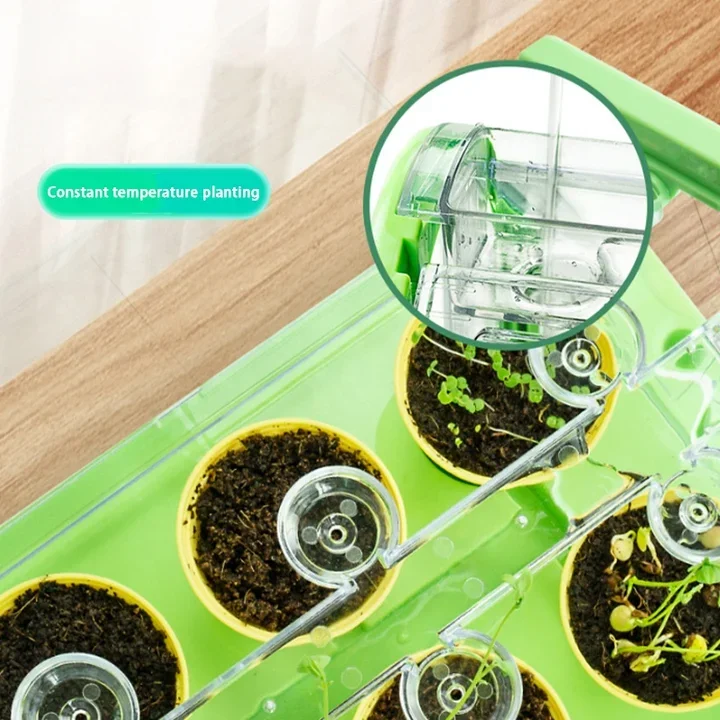 Mini Garden Educational DIY Gift Set Flower Growing Kit with Paint Tool for Little Planters for 2-4 and 5-7 Years