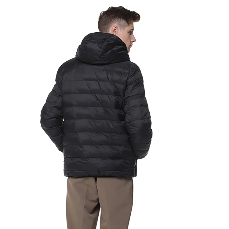 Electric Jacket Full Zip Men Women Winter Rechargeable Battery Powered Goose Puffer Heated Jacket