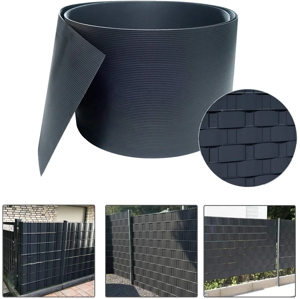 Anti-UV Strip Hard  Fence For Privacy Garden fence Protection 2.525m*19cm/Sichtschutz Windschutz Hart PVC Streifen Gartenzaun