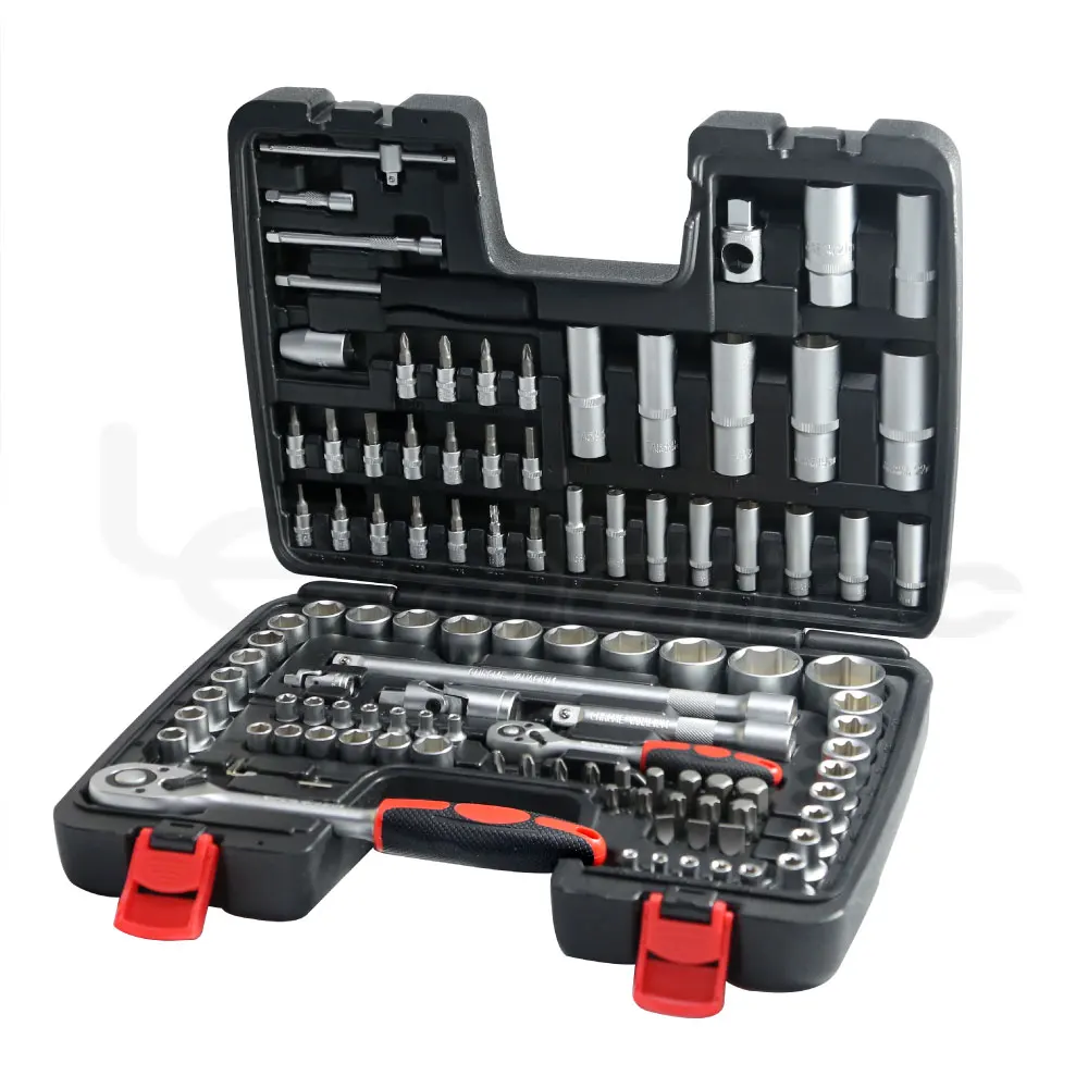 Professional Germany High Quality 108 Pcs Chrome Vanadium Tool  Socket Set  Screw Bit