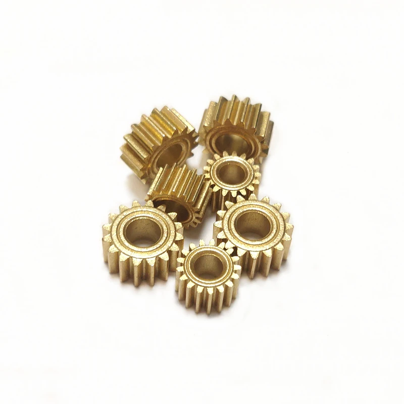 High performance powder metallurgy tubular motor adjusting gear, copper and iron material processing
