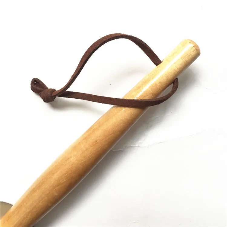 Yep Hot Sale Round Wooden Handle White Bristle Chalk Paint Brush For Wax Painting