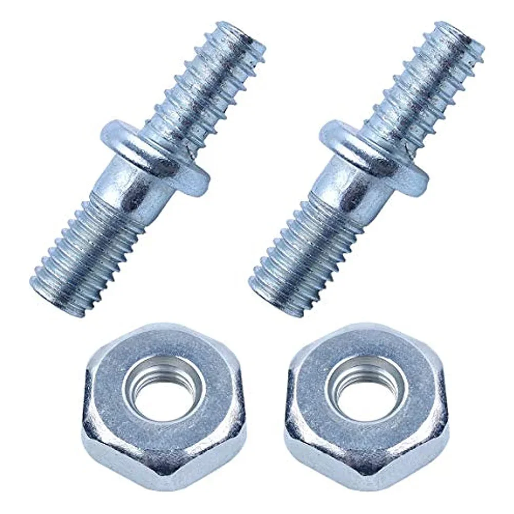 2Pairs Bar Studs Nuts STIHL MS170 MS180 MS210 MS230 MS250 Chainsaw Home Garden Power Tool Accessories