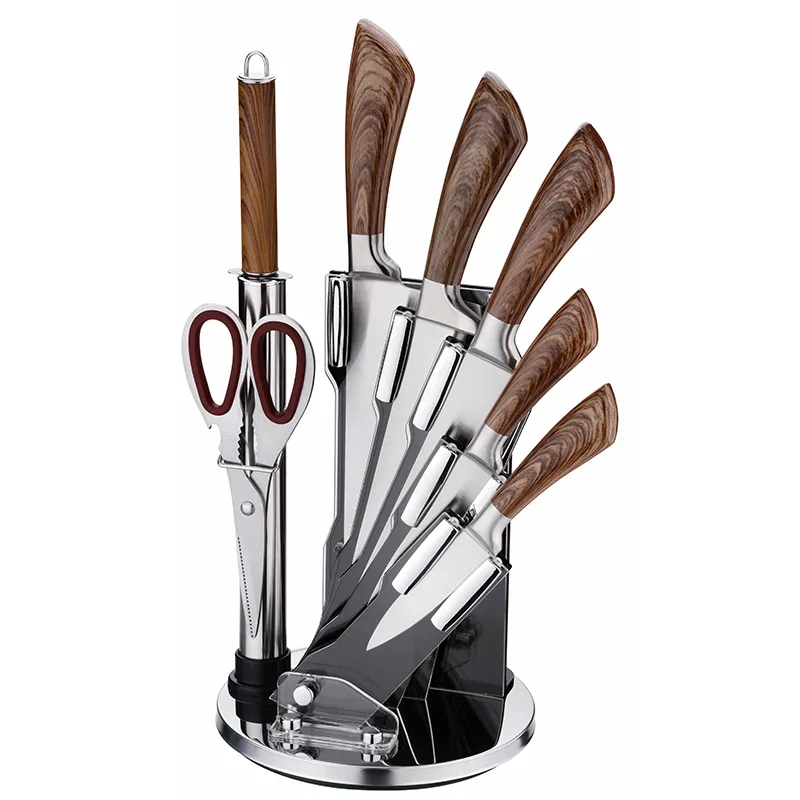 Custom Stainless Steel kitchenware Knife set Cutting fruit cutting meat combination set knife