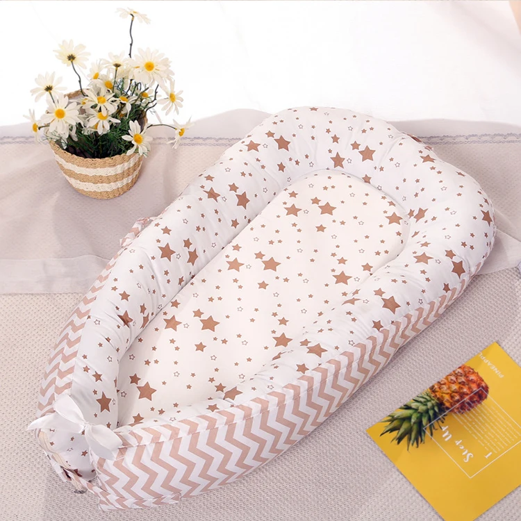 Famicheer BSCI 2021 newborn baby nest organic portable nest lounger