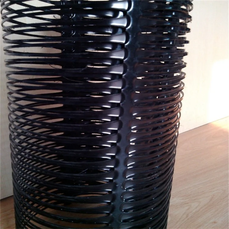 High Strength Polyester Uniaxial Geogrid for Soil Reinforcement
