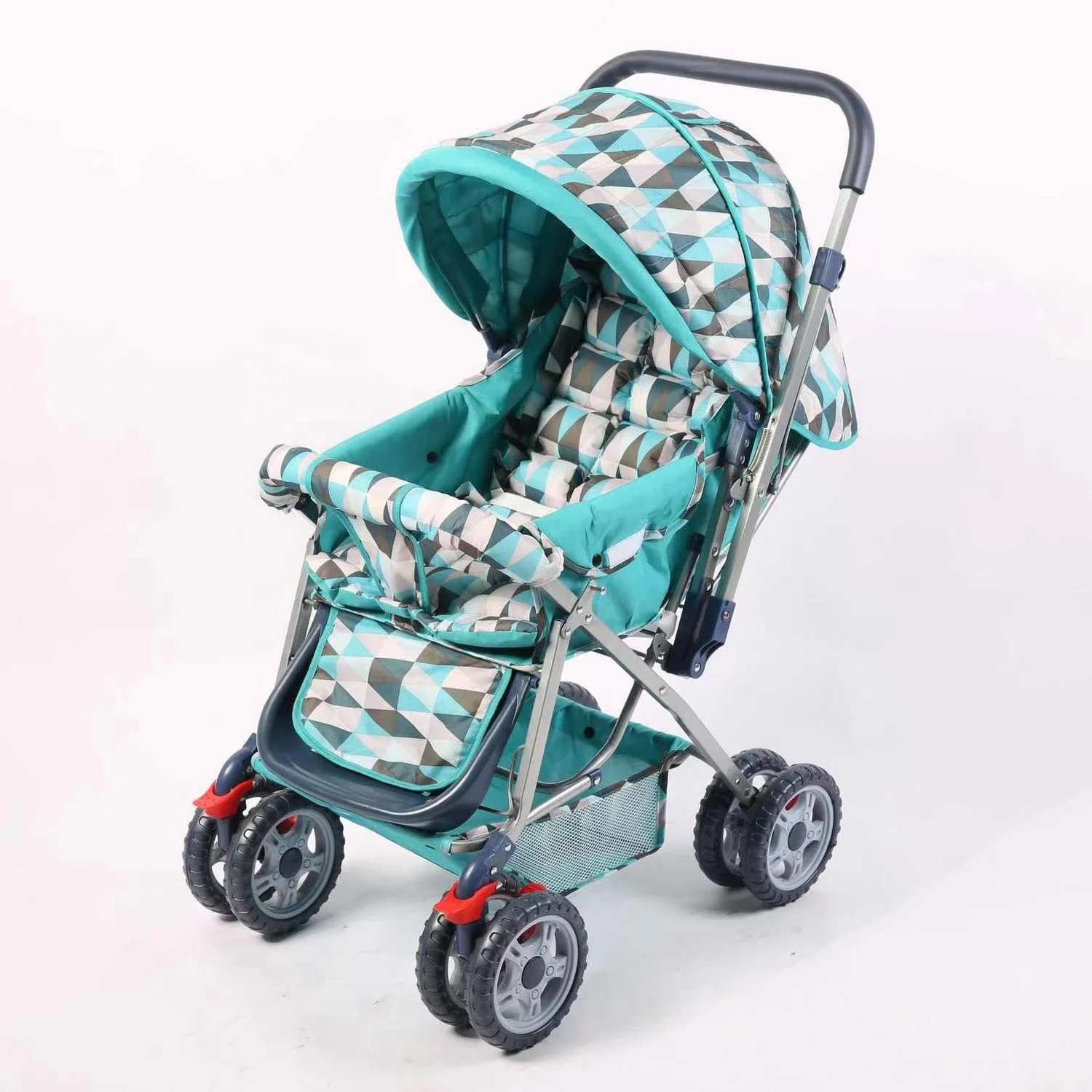 new style stainless steel frame easy to fold light weight baby umbrella stroller with adjustable sunshade canopy wholesale 2023